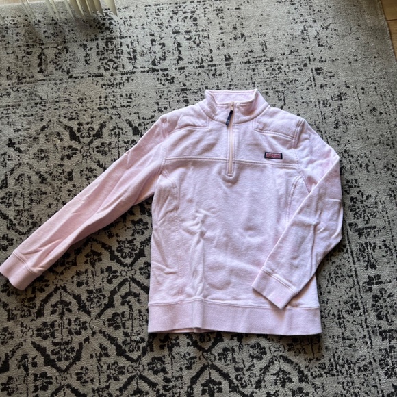 Vineyard Vines | Light Pink Quarter Zip Pullover - Picture 4 of 8